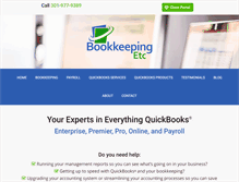 Tablet Screenshot of bookkeepingetcinc.com